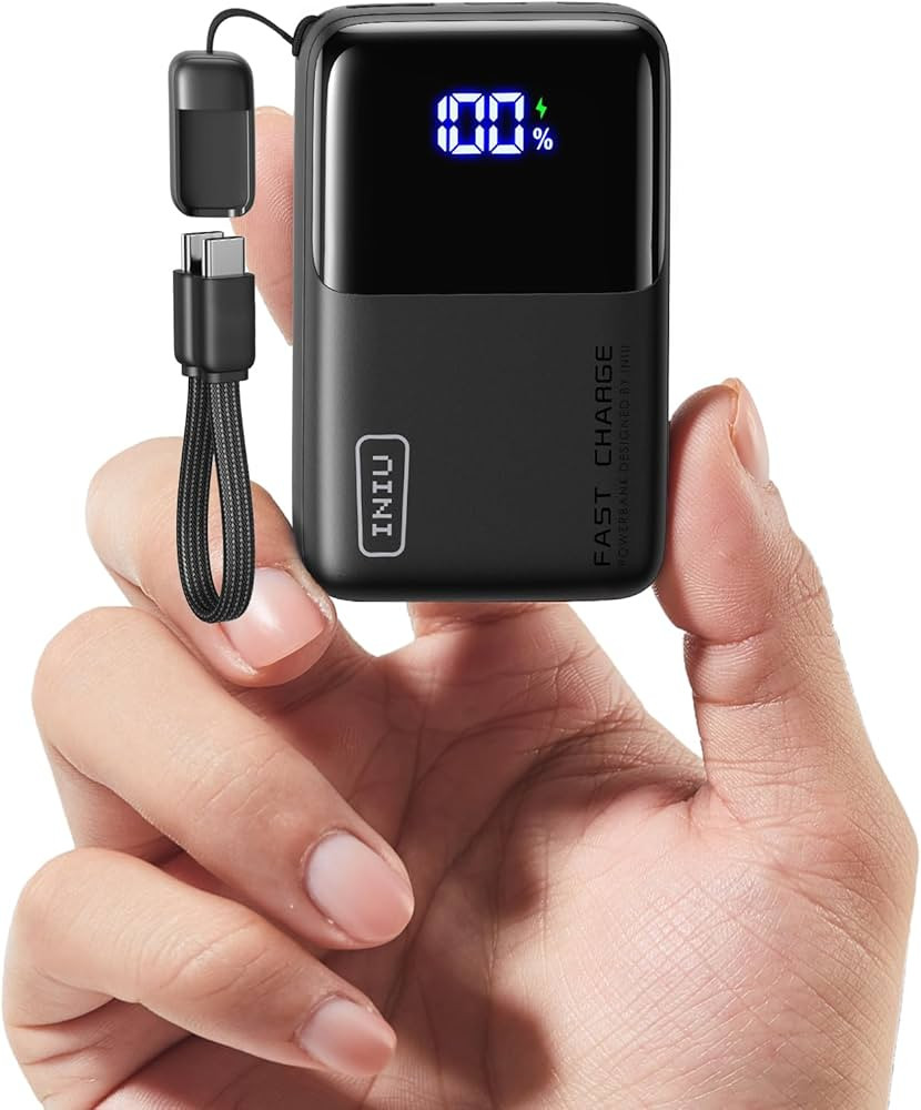 INIU Mini Portable Charger, Small 45W PD Power Bank, 10000mAh USB C in&Out Fast Charging Pocket S... | Amazon (US)