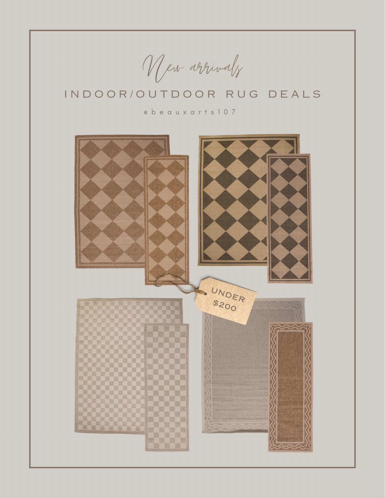Check out these beautiful outdoor rugs for a steal here! All under $200

#LTKStyleTip #LTKHome #LTKSaleAlert