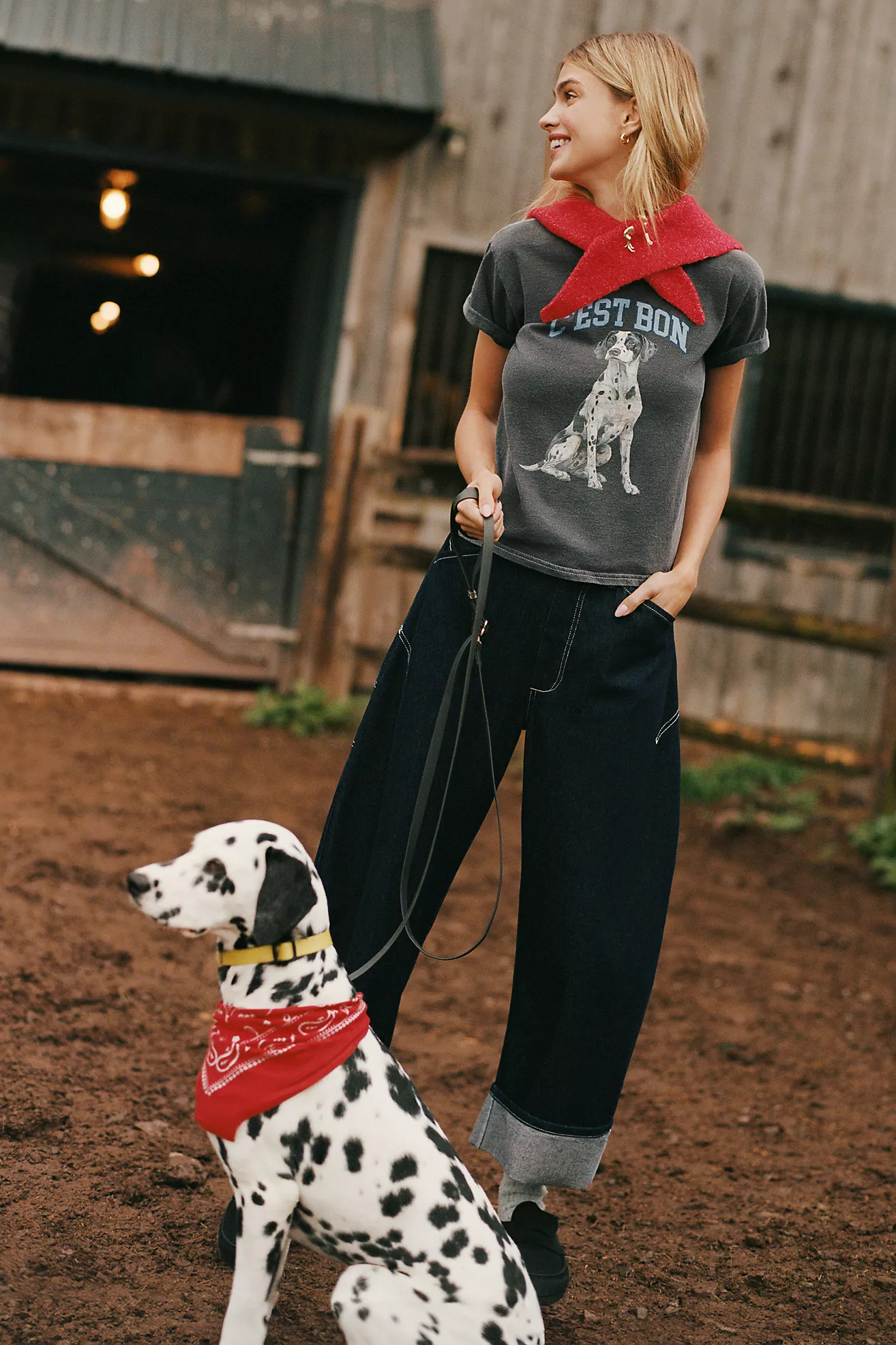 The Kayden Barrel Carpenter Jeans by Pilcro | Anthropologie (US)