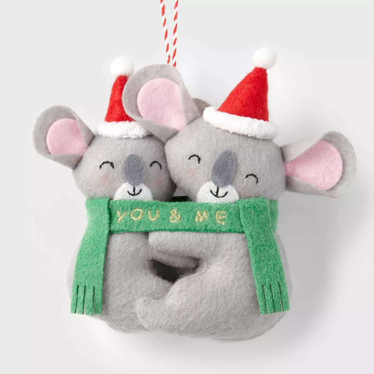 Fabric Koala Bears 'You & Me' Christmas Tree Ornament - Wondershop™ | Target