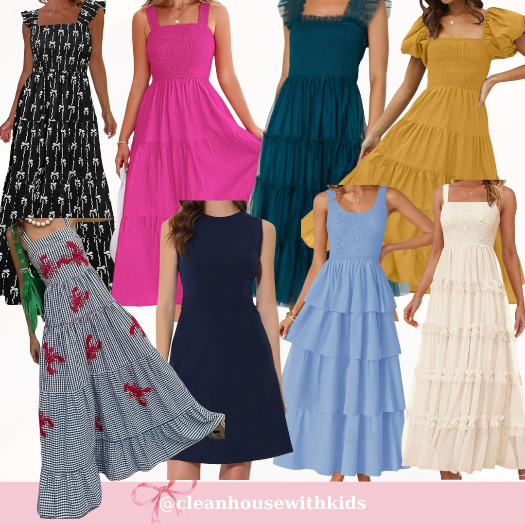 Spring Dresses | Easter Dresses | Summer Dresses | Spring Jewelry | Necklaces | Statement Earrings 

 #LTKSeasonal #LTKFindsUnder50 #LTKStyleTip