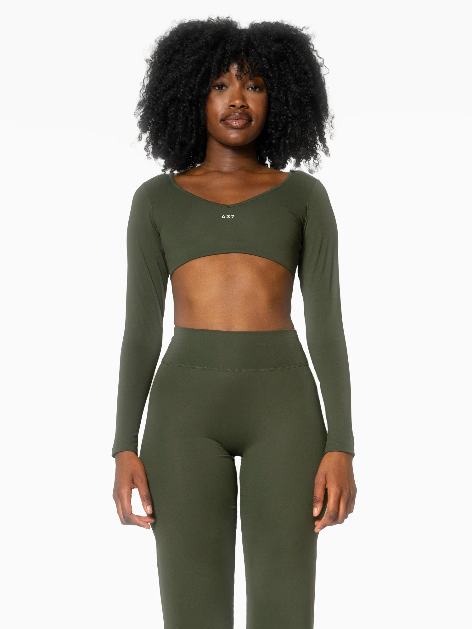 The Long Sleeve Bra / Forest | 437