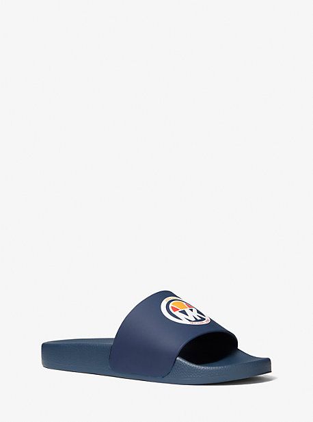 MK X ellesse Jake Rubber Slide Sandal | Michael Kors US