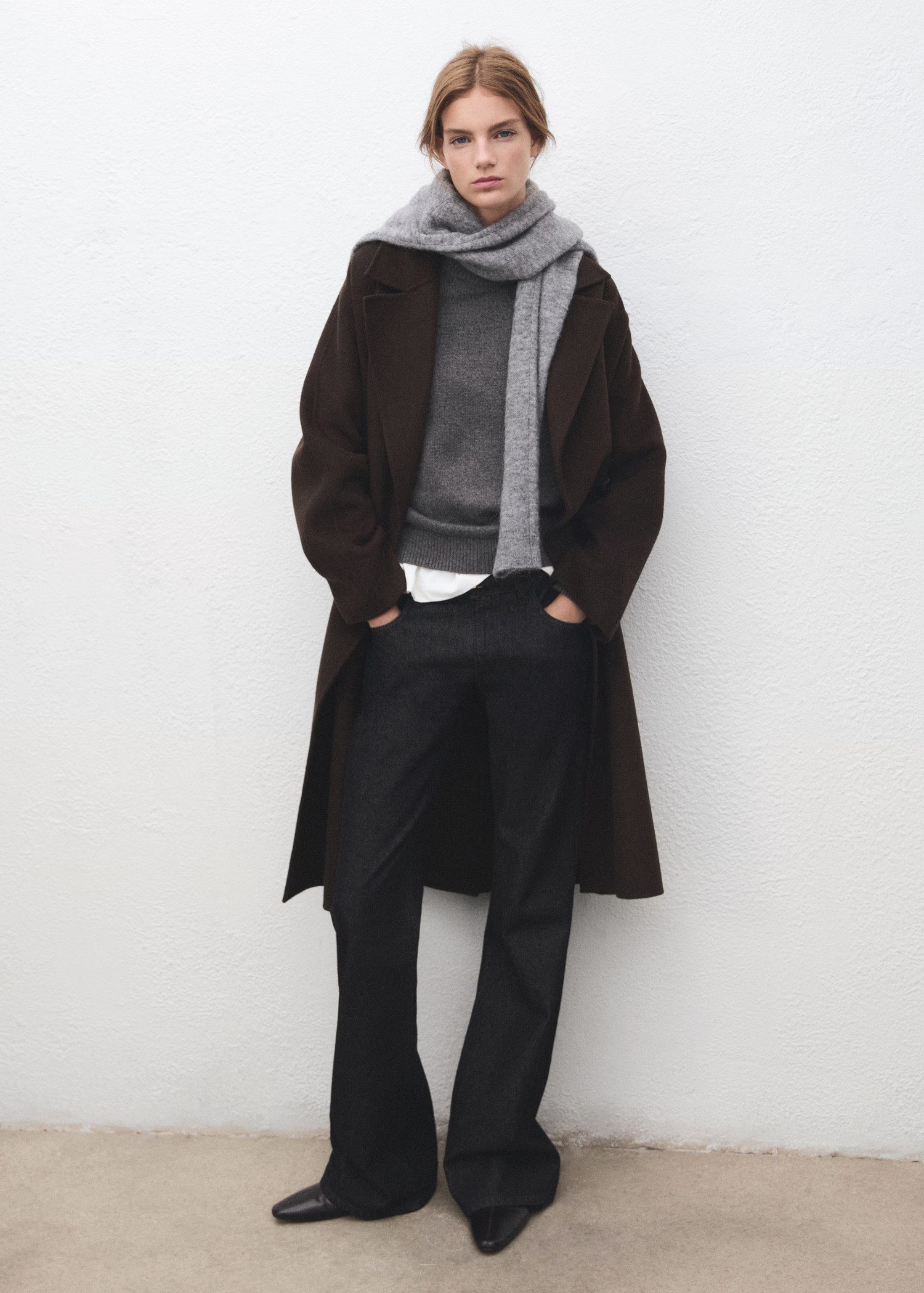 Handmade oversized wool coat | Mango (US/MX/AU)