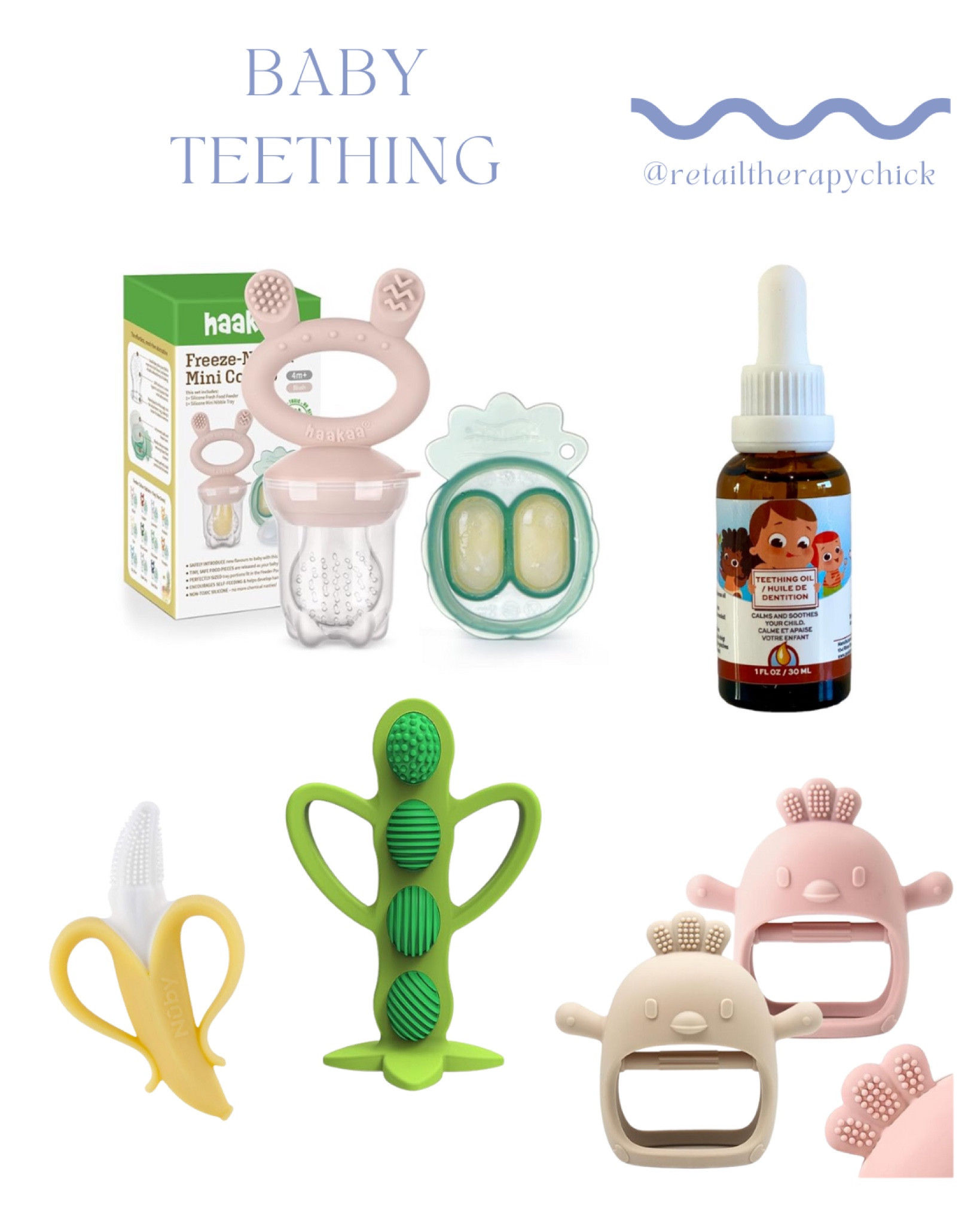 Baby teething must haves 

#babyteething
#teethingtips
#teethingmusthaves
#teething
#teethers 

#LTKbaby #LTKbump #LTKfamily