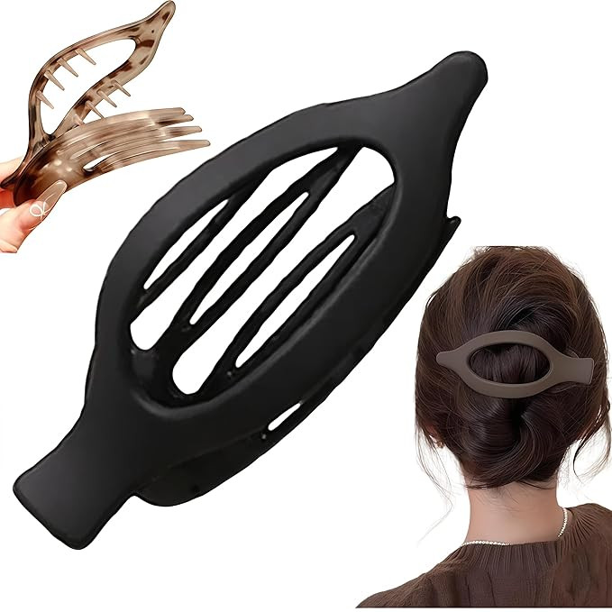 Flat Hair Clips for Women - 2026 New Flat Claw Clips for Women Duckbill Hair Clips for Thick or T... | Amazon (US)