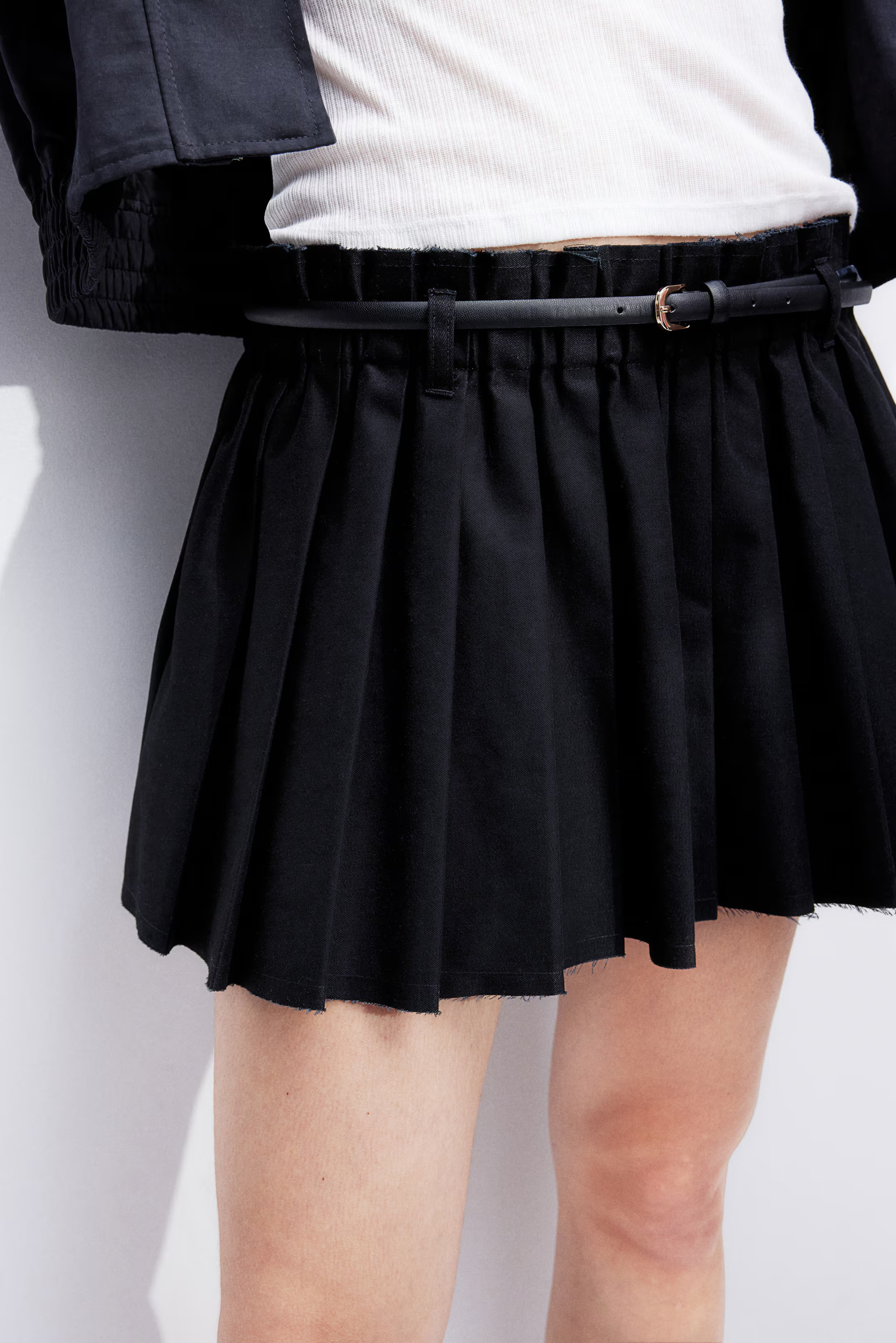 Pleated Mini Skirt | H&M (US + CA)