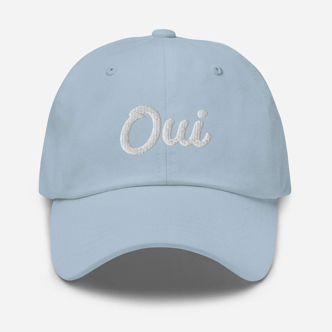 Oui Embroidered Dad Hat | Gift for Her | Women's Hat | Unisex Hat - Etsy | Etsy (US)