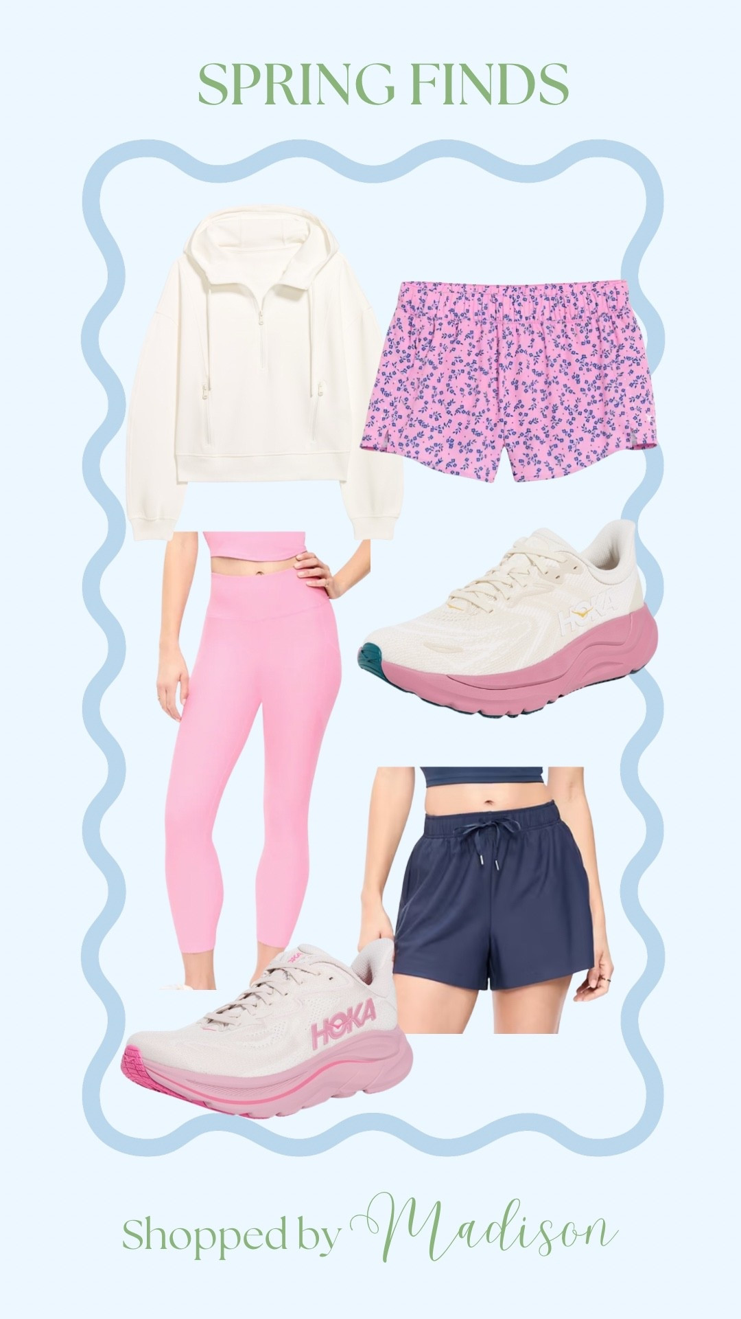 Spring style, hoka sneakers, tennis shoes, spring shoes, spring new arrivals, spring athletic wear, oldnavy 

#LTKActive #LTKootd #LTKSeasonal