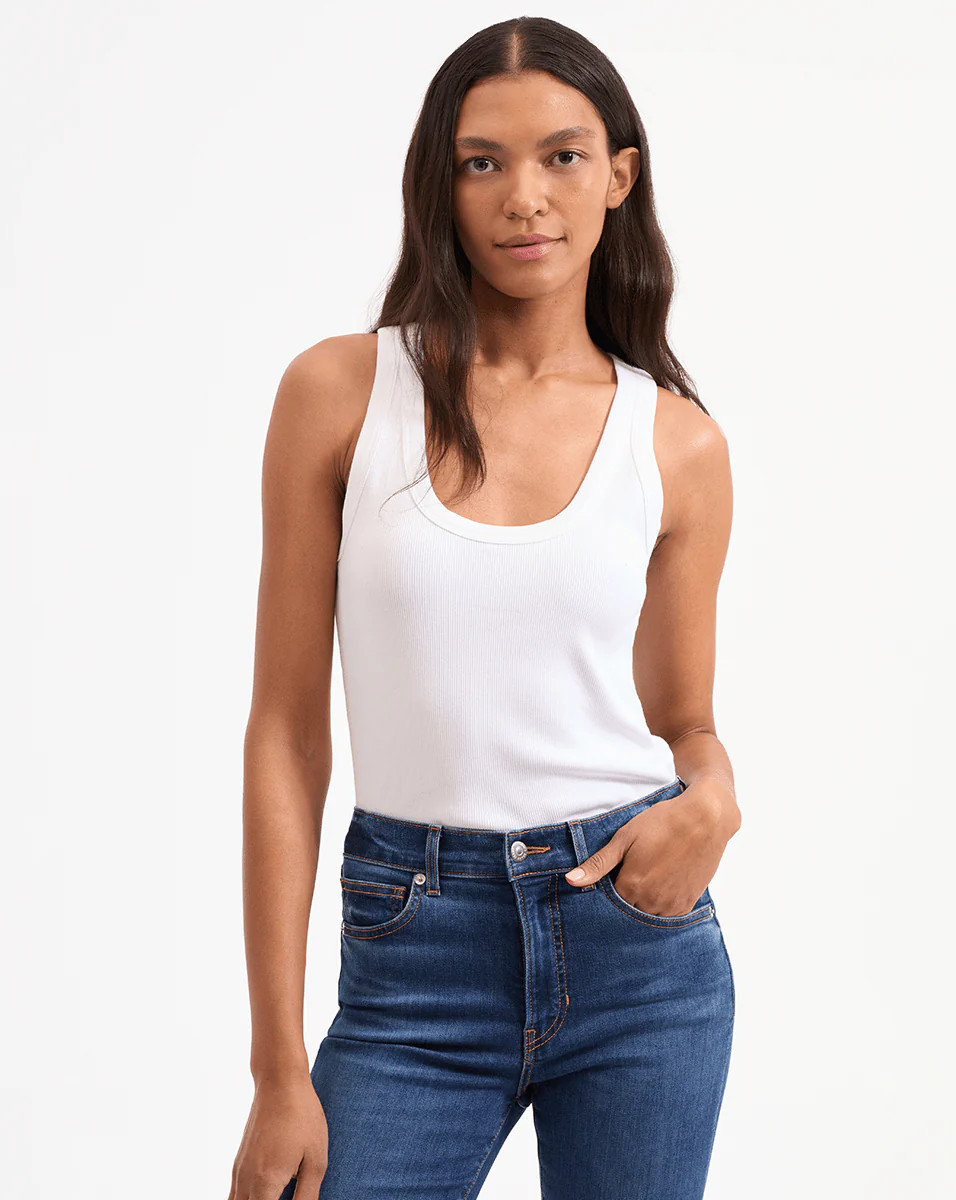 Birke Scoopneck Tank Top | Veronica Beard