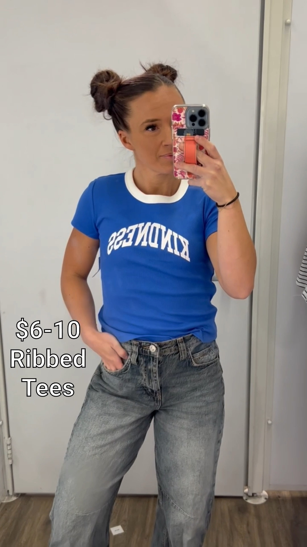 $6 - $10 perfect ribbed tees 😍