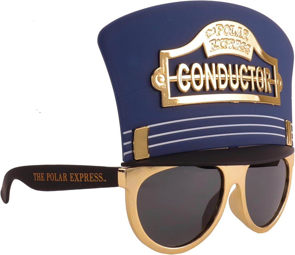 Sun-Staches Holiday Dress Up Sunglasses | Polar Express, A Christmas Story, or Reindeer Shades | ... | Amazon (US)
