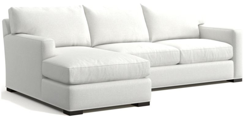 Axis 2-Piece Sectional Sofa + Reviews | Crate & Barrel | Crate & Barrel