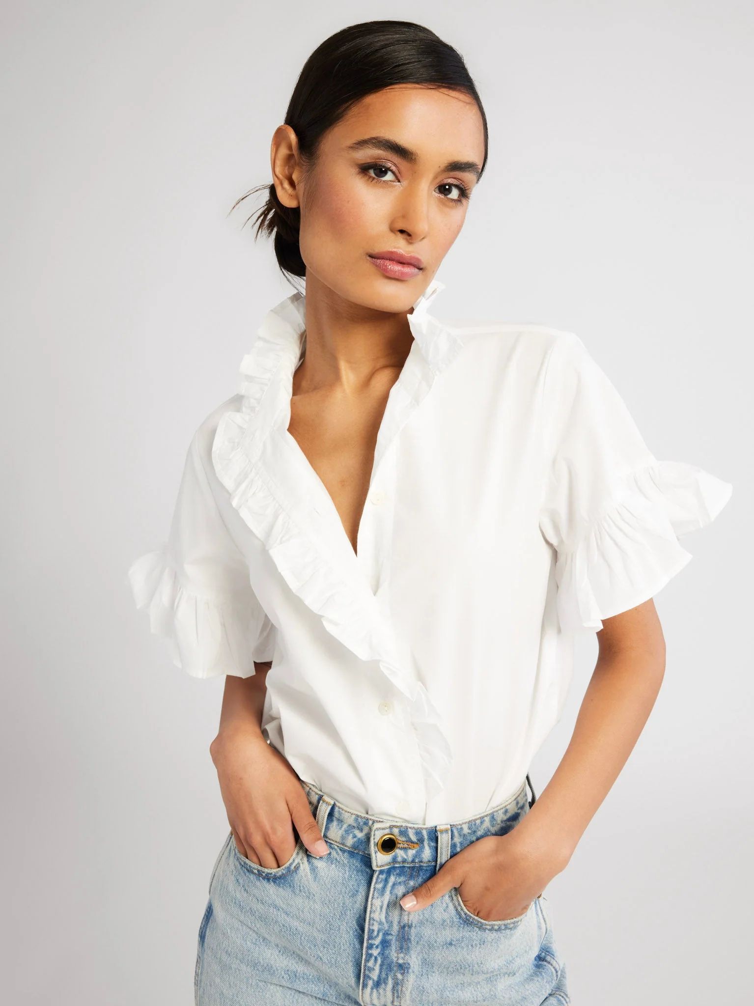 Vanessa Top in White | Mille