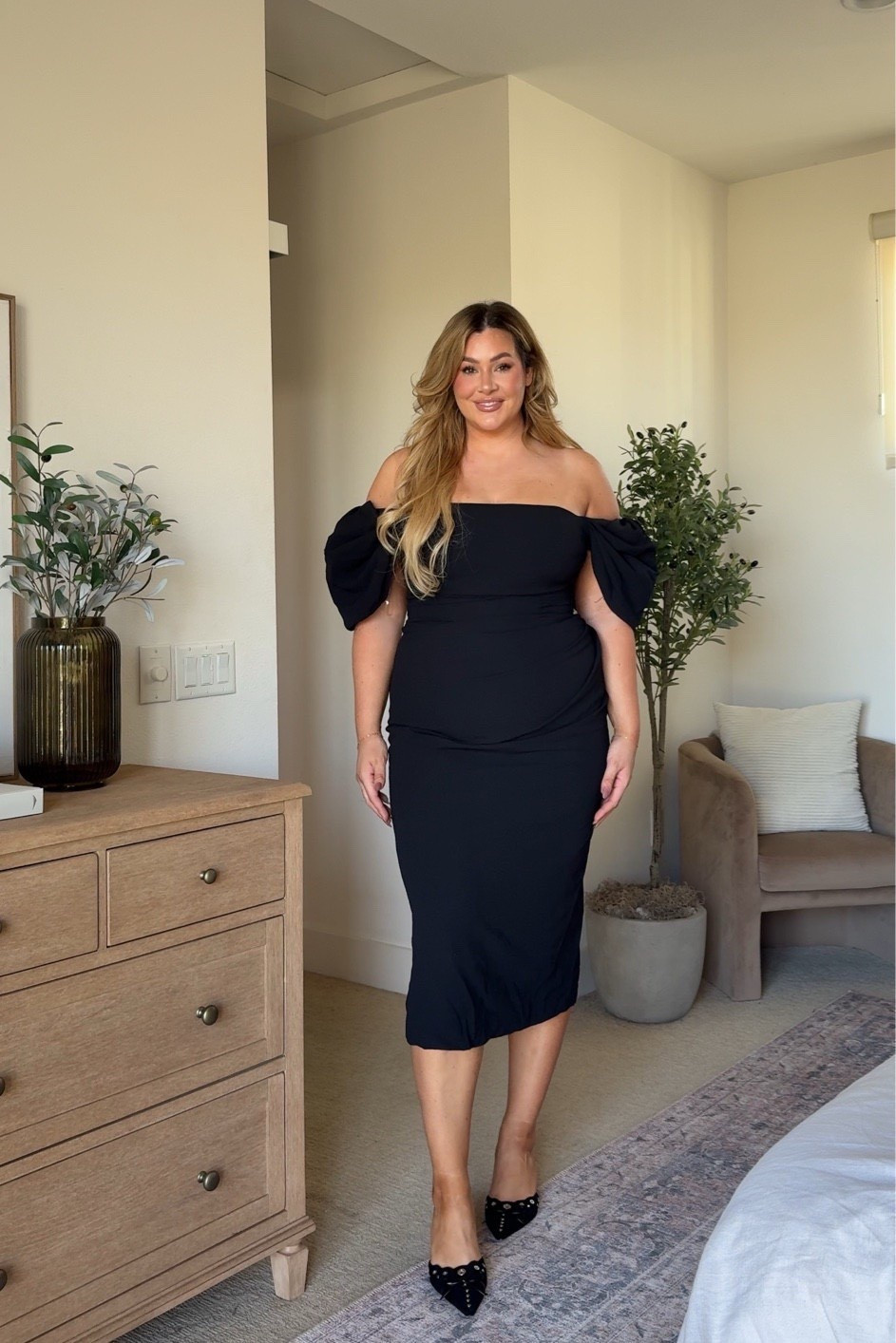 spring wedding guest dress 🤎 

wearing size 14 and it fits like a glove!!

showpiece dress, Valentine’s Day, date night outfit, curvy girl outfits, Amazon accessories, kitten heels, Vanessa Etheridgee

#LTKValentine #LTKMidsize