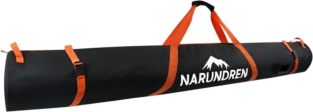 NARUNDREN Ski Bags for Air Travel, Fully Padded Protection Ski Travel Bag for Flying, Water-Resis... | Amazon (US)