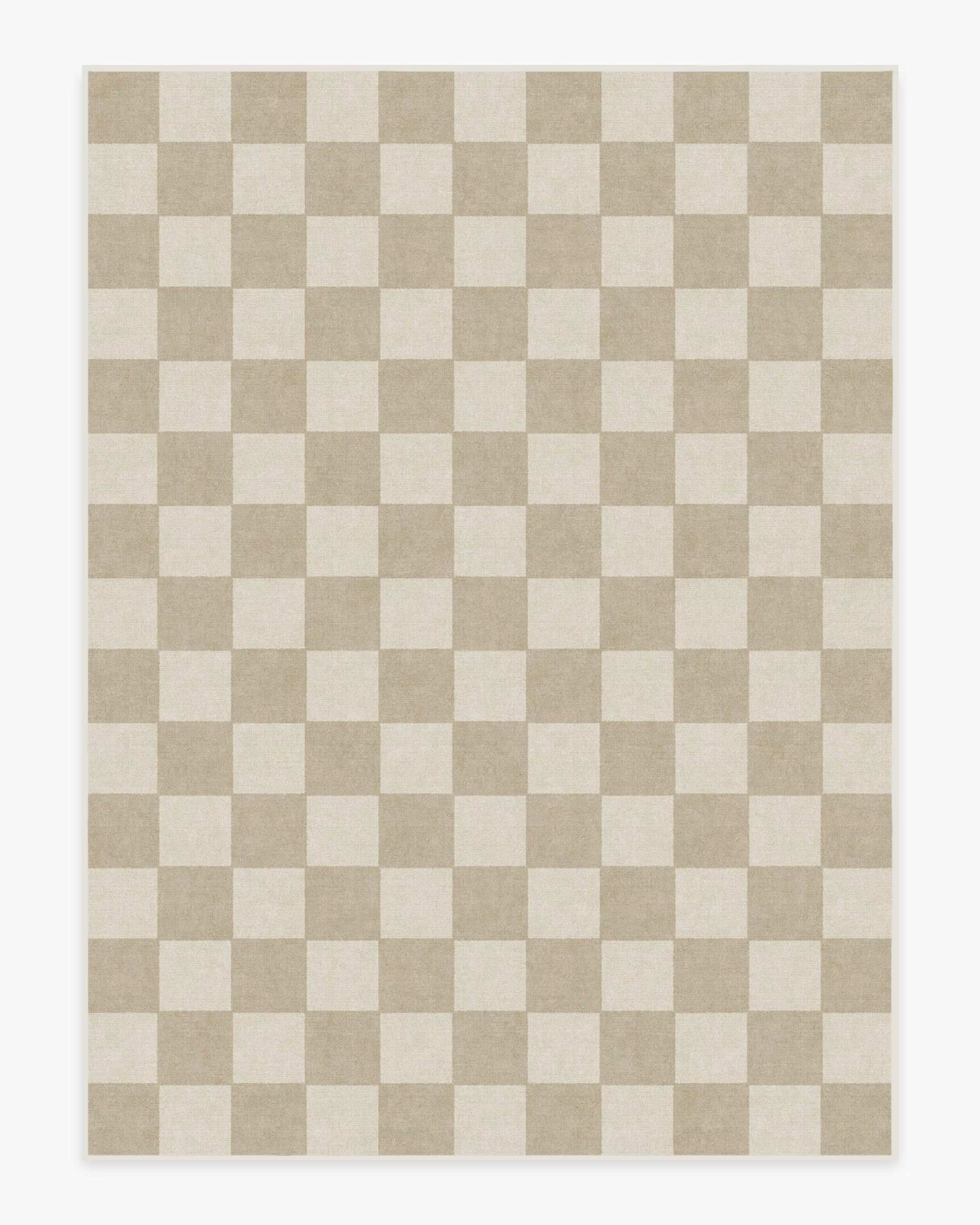 Jaque Checkered Stone Rug | Ruggable | Ruggable