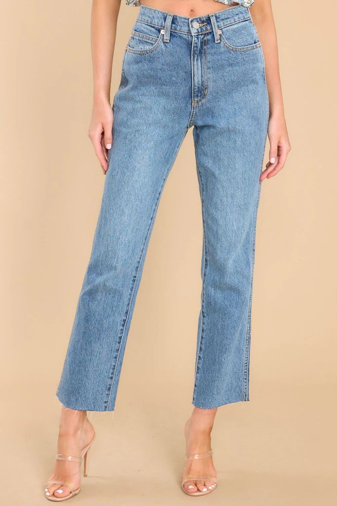 Ready For A Change Medium Wash Straight Leg Jeans | Red Dress 