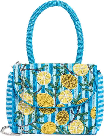 Beaded Lemon Top Handle Bag | Nordstrom Rack