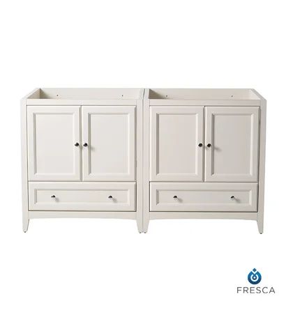 Fresca Oxford 59" Double Bathroom Vanity Base Only | Wayfair | Wayfair North America