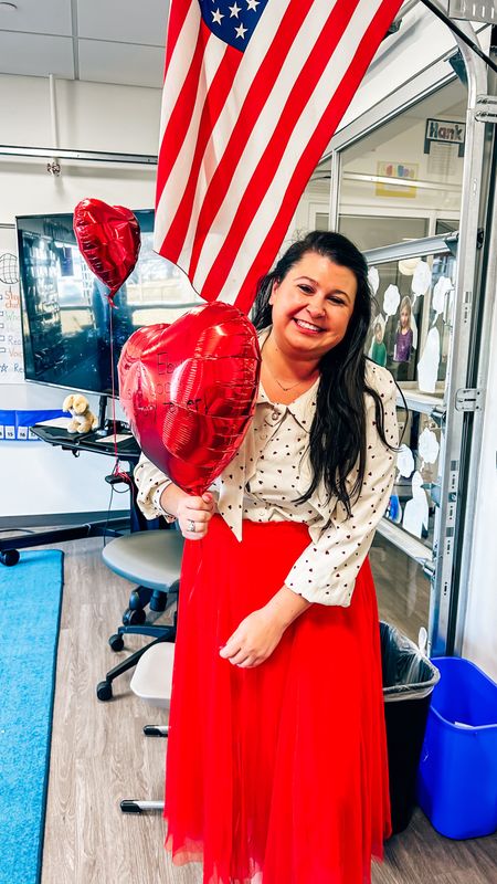 I teach kindergartners, OF COURSE I dress up for Valentine’s Day! 
.
.
I swear, the best place to be on Valentine’s Day is without a doubt in a kindergarten class, especially when you’re basically wearing a tutu 😂🩷🤪 Teaching is definitely eventful, but days like today make it fun! Shop my fun Valentine’s Teacher Fit on the @shop.ltk app or head to stories for the direct link! 
.
.
.
#valentines #valentinesday #valentinesday❤️ #elementary #elementaryschool #elementaryteacher #elementaryschoolteacher #specialeducation #specialeducationteacher #kindergarten #kindergartenteacher #kindergartenclassroom ##teacher #teachers #teachersofinstagram #teacherstyle #teacherootd #amazon #amazonfinds #amazonfashion #amazonprime #amazonmusthaves #amazonshopping 