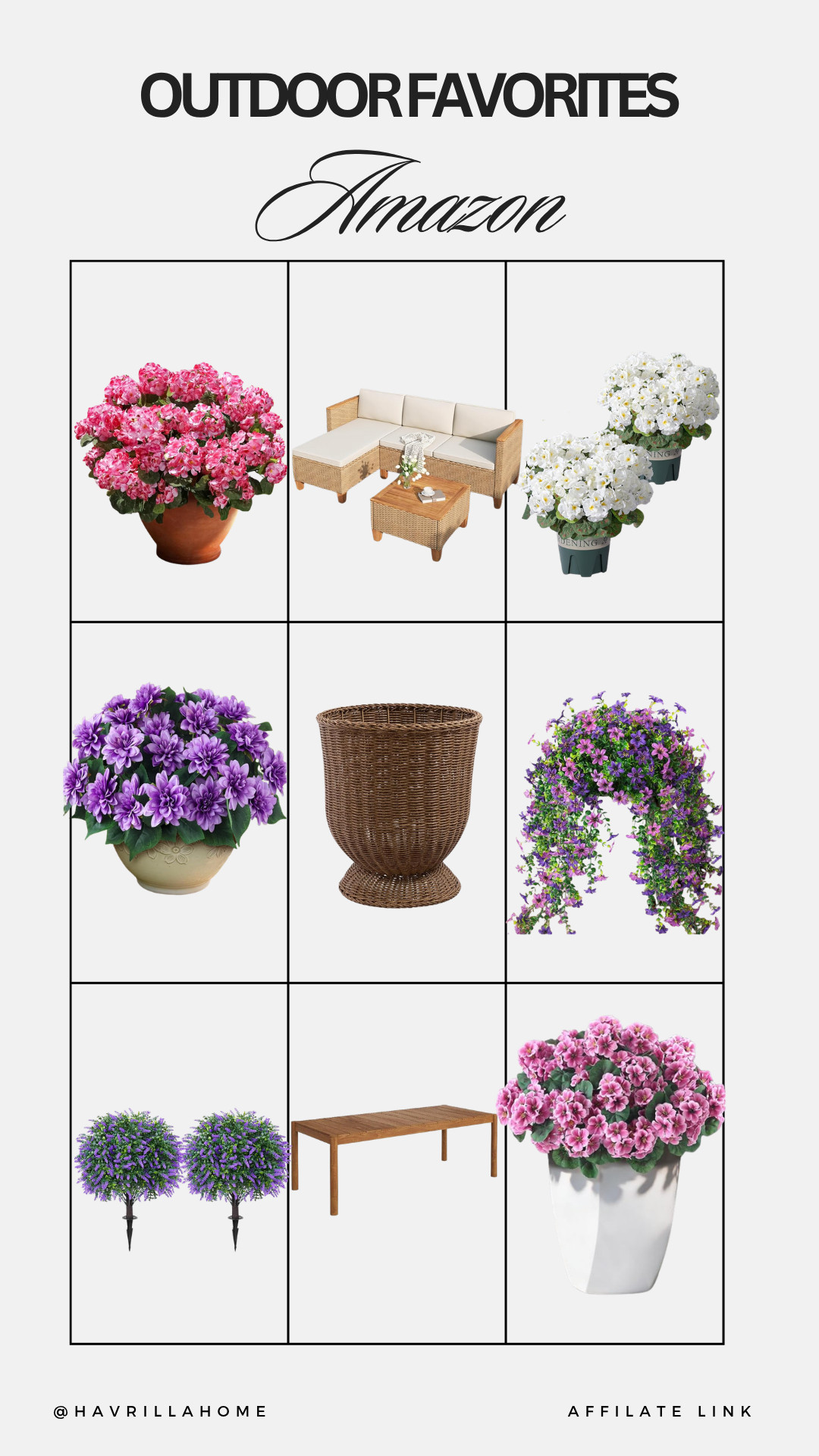 Outdoor furniture amazon, patio furniture set, outdoor decor ideas, amazon outdoor finds, patio styling ideas, outdoor planters, artificial outdoor plants, wicker outdoor furniture, backyard decor inspiration, outdoor seating set, garden decor amazon, patio table and chairs, outdoor entertaining space, neutral outdoor decor, porch styling ideas 

 

#LTKSeasonal #LTKHome