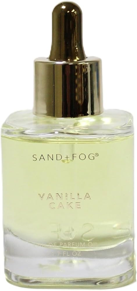 Sand and Fog Vanilla Cake Parfum Oil, 1.7 fl oz, Glass Dropper Bottle | Amazon (US)