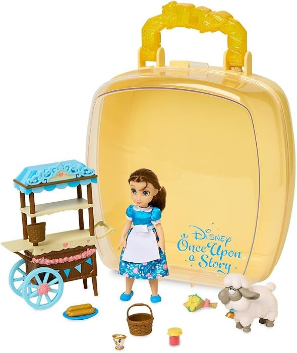 Disney Store Official Princess Belle Beauty and The Beast 5 Inch Doll Playset, Girl Toys, 4 Year ... | Amazon (US)