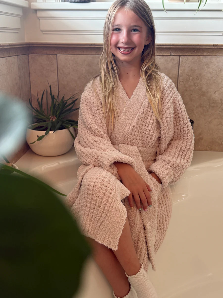 Childrens Waffle Robe - dropping May 29 | Sunset Snuggles