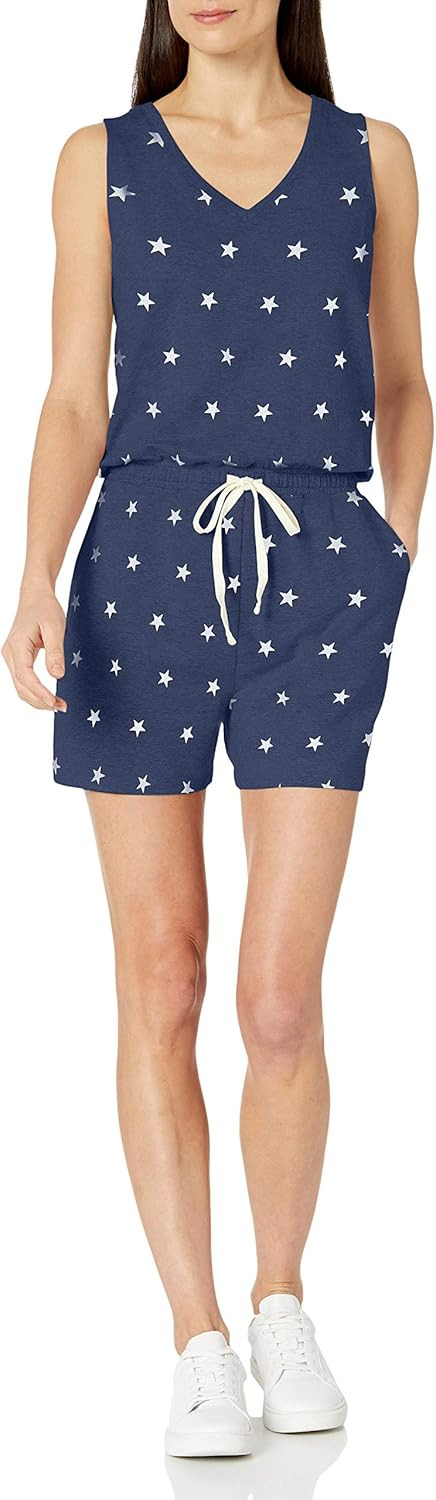 Amazon Essentials Women's Studio Terry Romper | Amazon (US)