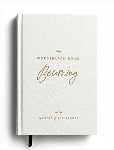 The Wordsearch Book: Becoming With Quotes & Scriptures    Hardcover – May 3, 2021 | Amazon (US)