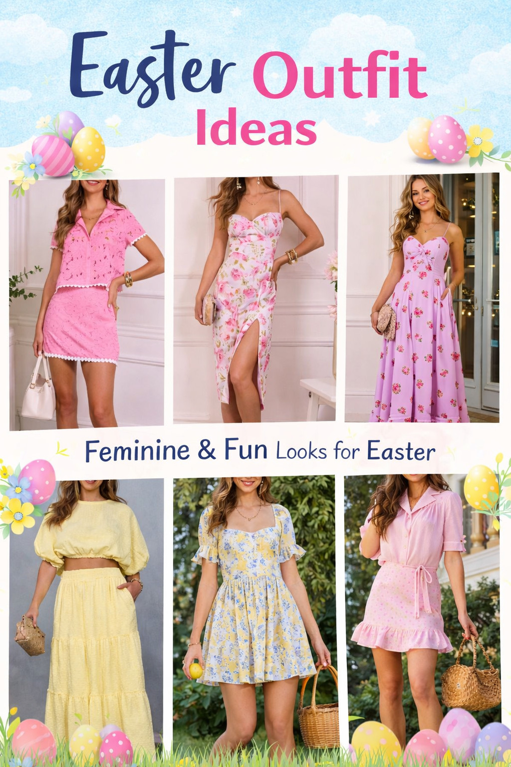 Easter outfit inspo 🌷🐣 Sharing feminine, fun looks that are perfect for Easter Sunday, brunch, family photos, and all the pretty spring moments in between. I’m loving the soft pastels, florals, and dressy pieces that feel polished without being too much.

#EasterOutfit #EasterOutfitInspo #SpringStyle #FeminineStyle #PastelOutfits #EasterDress #BrunchOutfit #SpringFashion #LTKStyle #OutfitIdeas 

 #LTKootd #LTKSeasonal