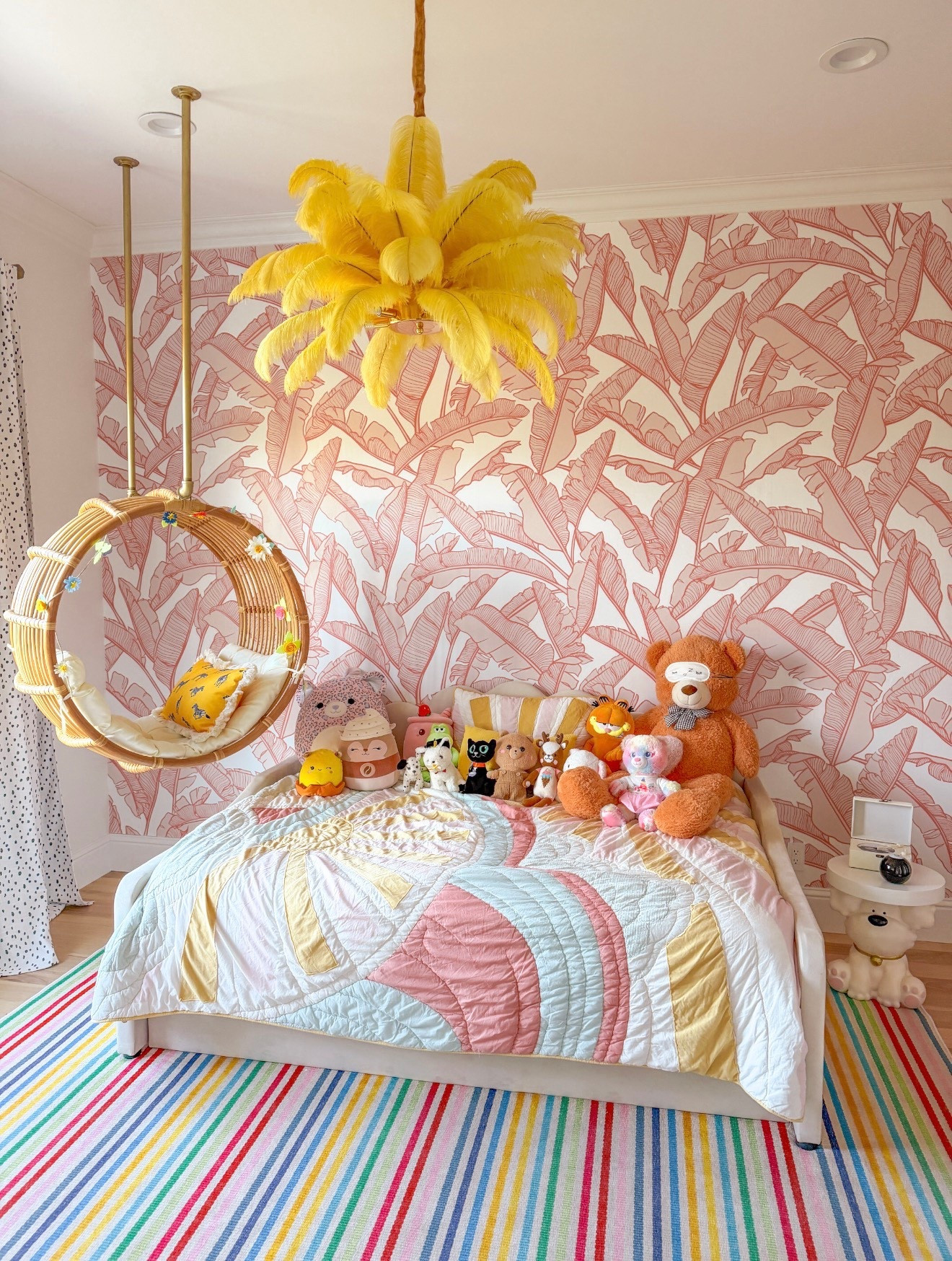 My daughter loves color so we went for a palm beach themed pop modern kids room full of color 

#LTKHome #LTKKids