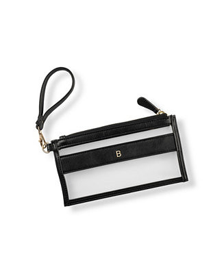 Cathy's Concepts Personalized Vegan Leather Clear Stadium Clutch & Reviews - Handbags & Accessori... | Macys (US)