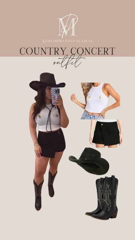 I wore a medium in the skirt and a small in the tank! Super fun idea for a country concert! concert outfit, country concert outfit, festival look

#LTKFestival #LTKSeasonal #LTKstyletip