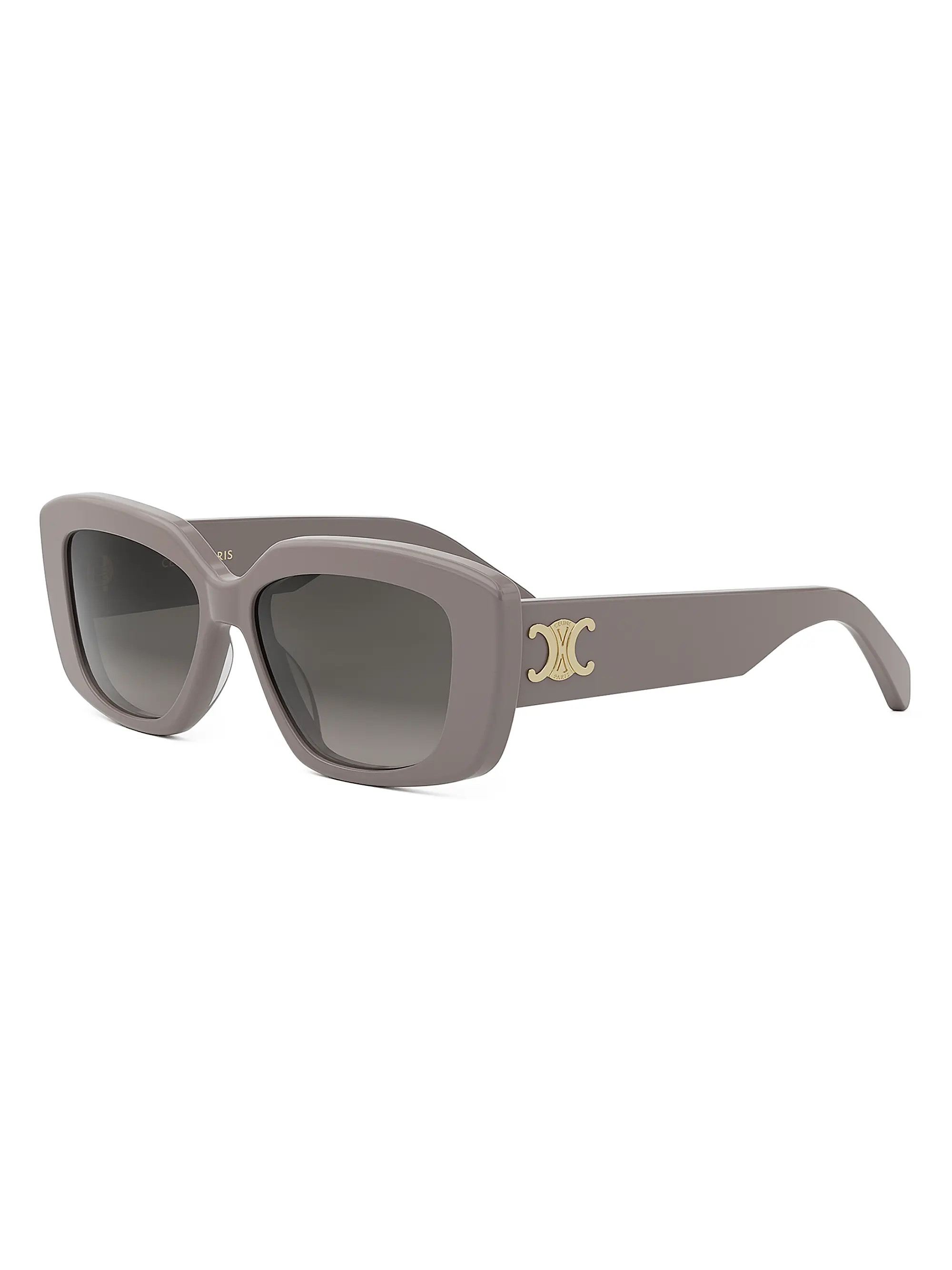 CELINE Triomphe 55MM Geometric Sunglasses | Saks Fifth Avenue | Saks Fifth Avenue