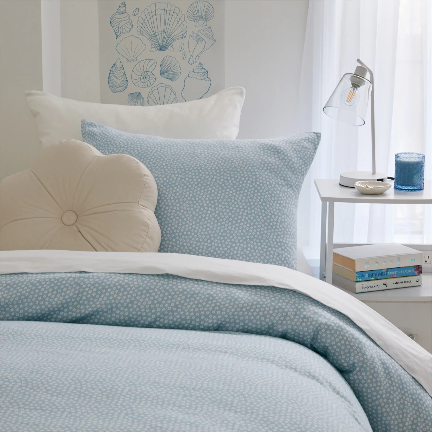 Kyra Floral Dot Comforter and Sham Set | Dorm Essentials - Dormify | Dormify