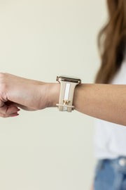 Honey Bee Me Nude Sand and White Apple Band | StrawberryAvocados