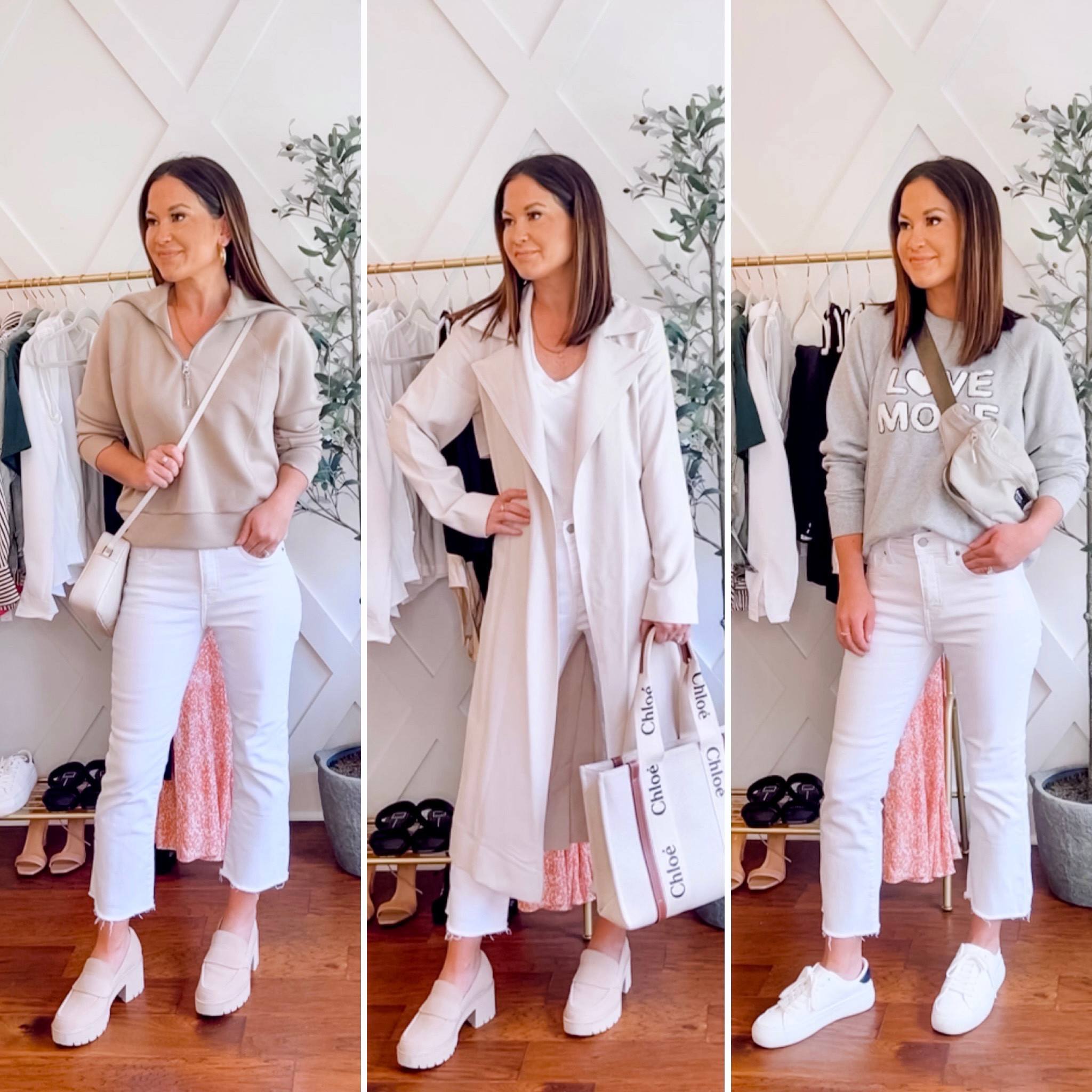 3 ways to wear white denim this spring - white jeans - casual spring outfits 

#LTKFind #LTKstyletip #LTKSeasonal