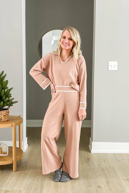 What I wore! I have been all about a comfy lounge set when working at home. This Amazon set is super comfy! I’m wearing a small  

#LTKstyletip #LTKSeasonal #LTKfindsunder50