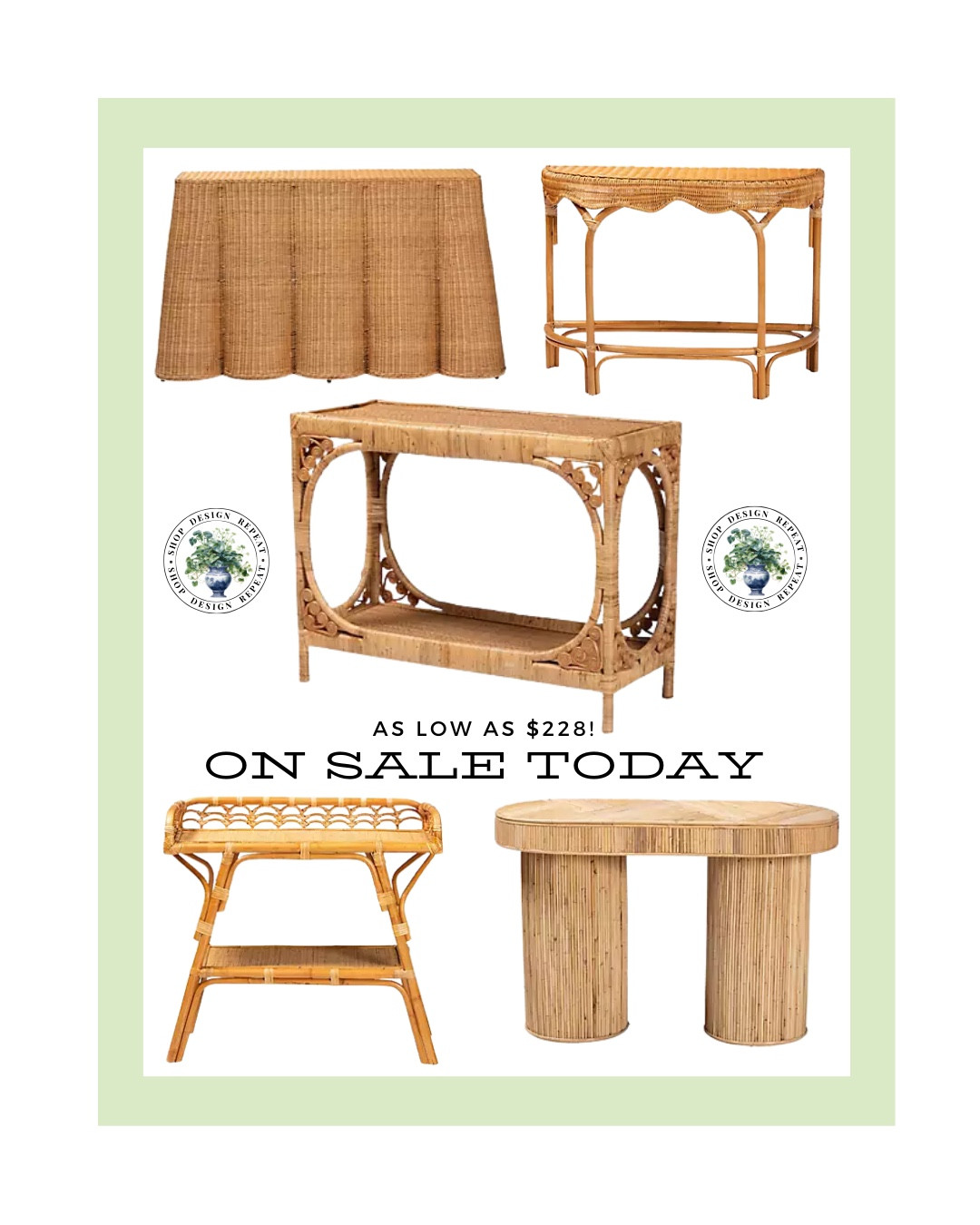 Pinch me! Every single one of these return consoles are 40% off! Use the code ONEDAYSALE to shop. 