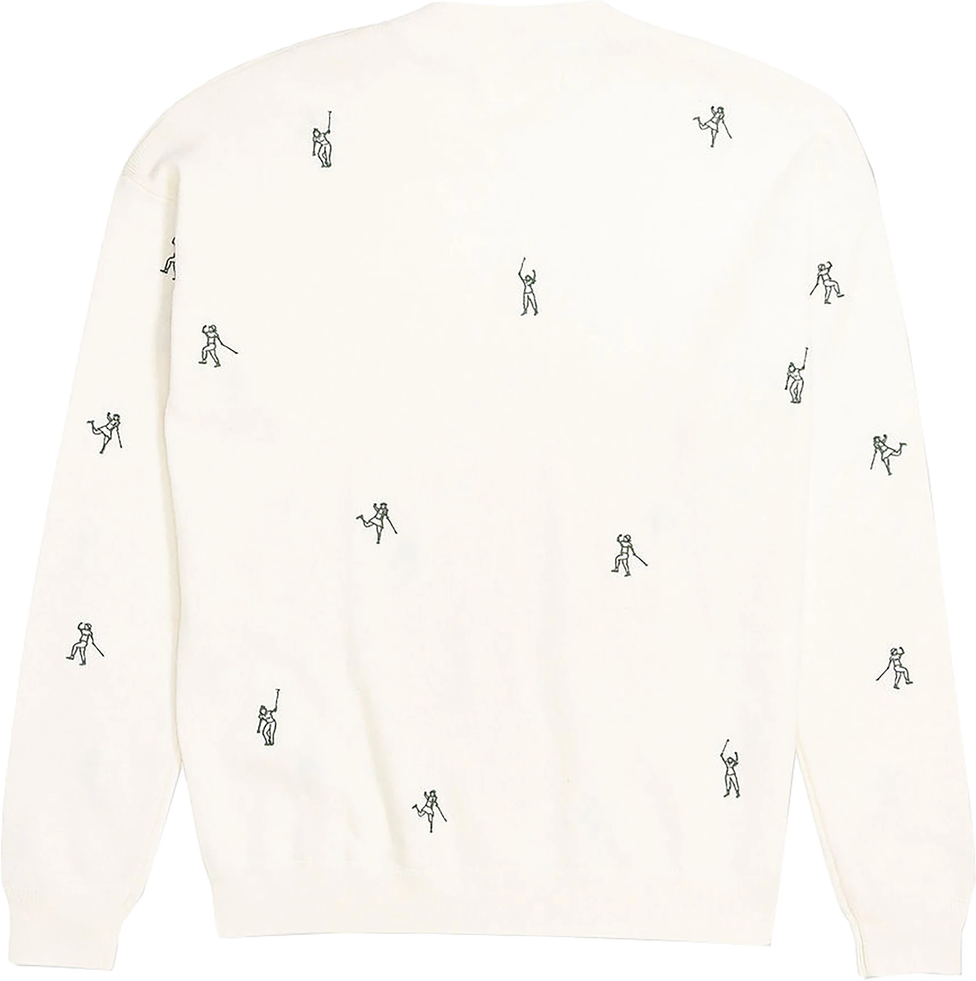Draw & Fade Women's Icons Crewneck Golf Sweater, Medium, Cream | DICK'S Sporting Goods
