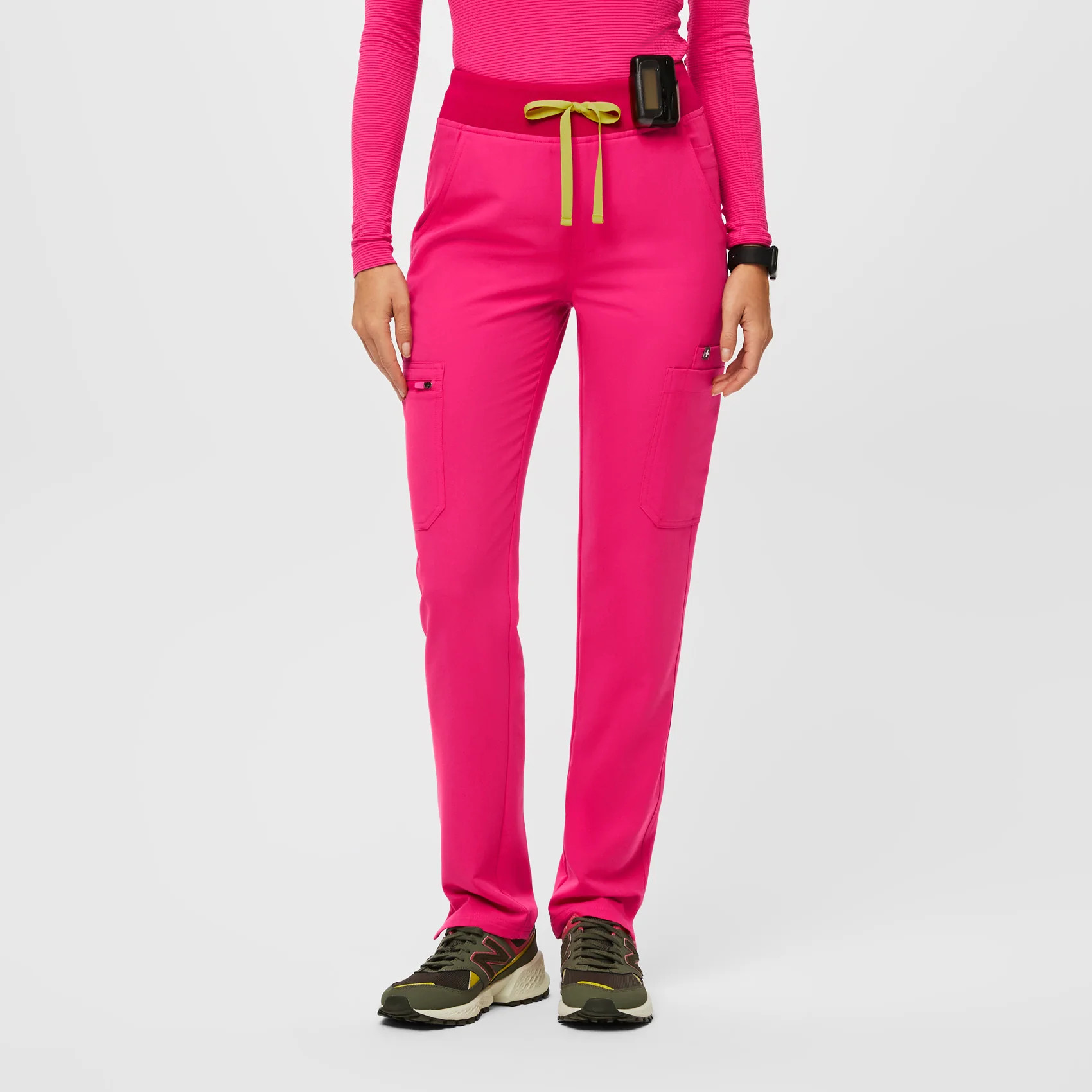 Women’s High Waisted Yola™ Skinny Scrub Pants - Shocking Pink · FIGS | FIGS