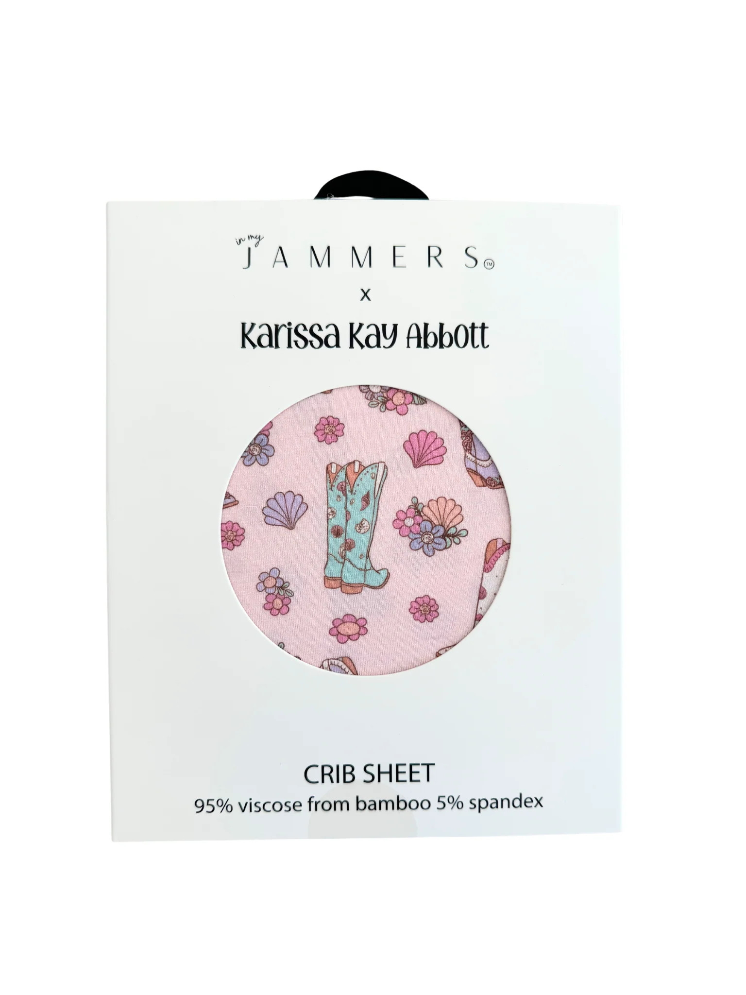 Pink Coastal Cowgirl Crib Sheet | In My Jammers