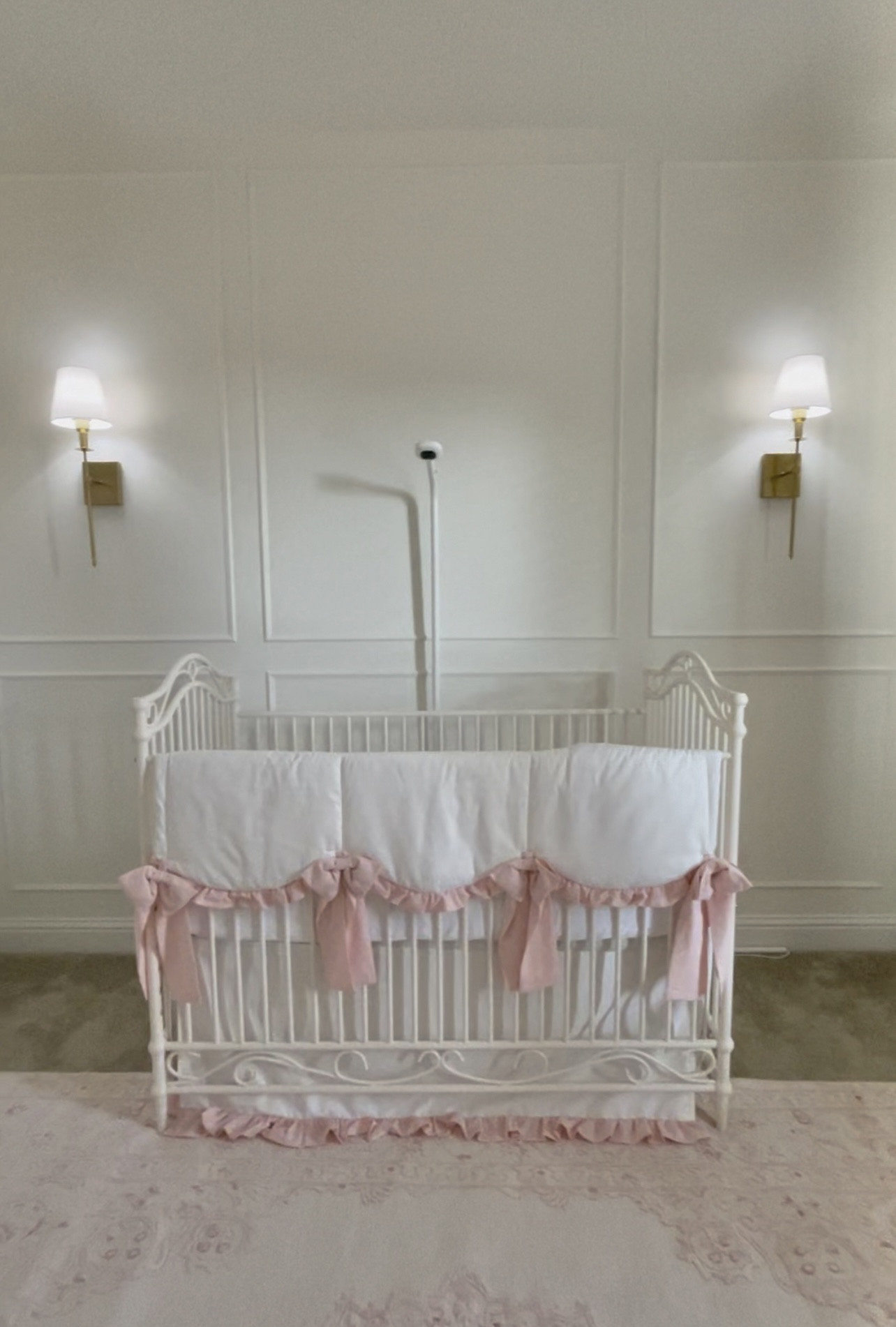 These are my favorite lights in the house!! 
Battery operated wall lights, little girls nursery 

Wall Light Battery Operated Sconce Set Of 2，not Hardwired Fixture,Wall Sconce With Remote Dimmable Light Bulb,Easy To Install Not Wires,for Bedroom, Lounge, Farmhouse ( Color : Gold )


#LTKbaby #LTKkids #LTKhome