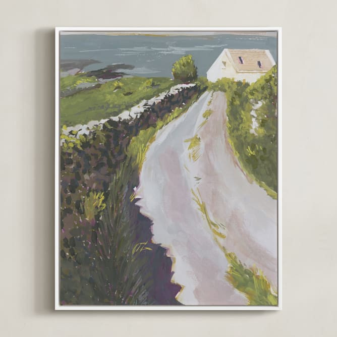 "Inis Mor I" - Painting Limited Edition Art Print by Lucrecia Caporale. | Minted