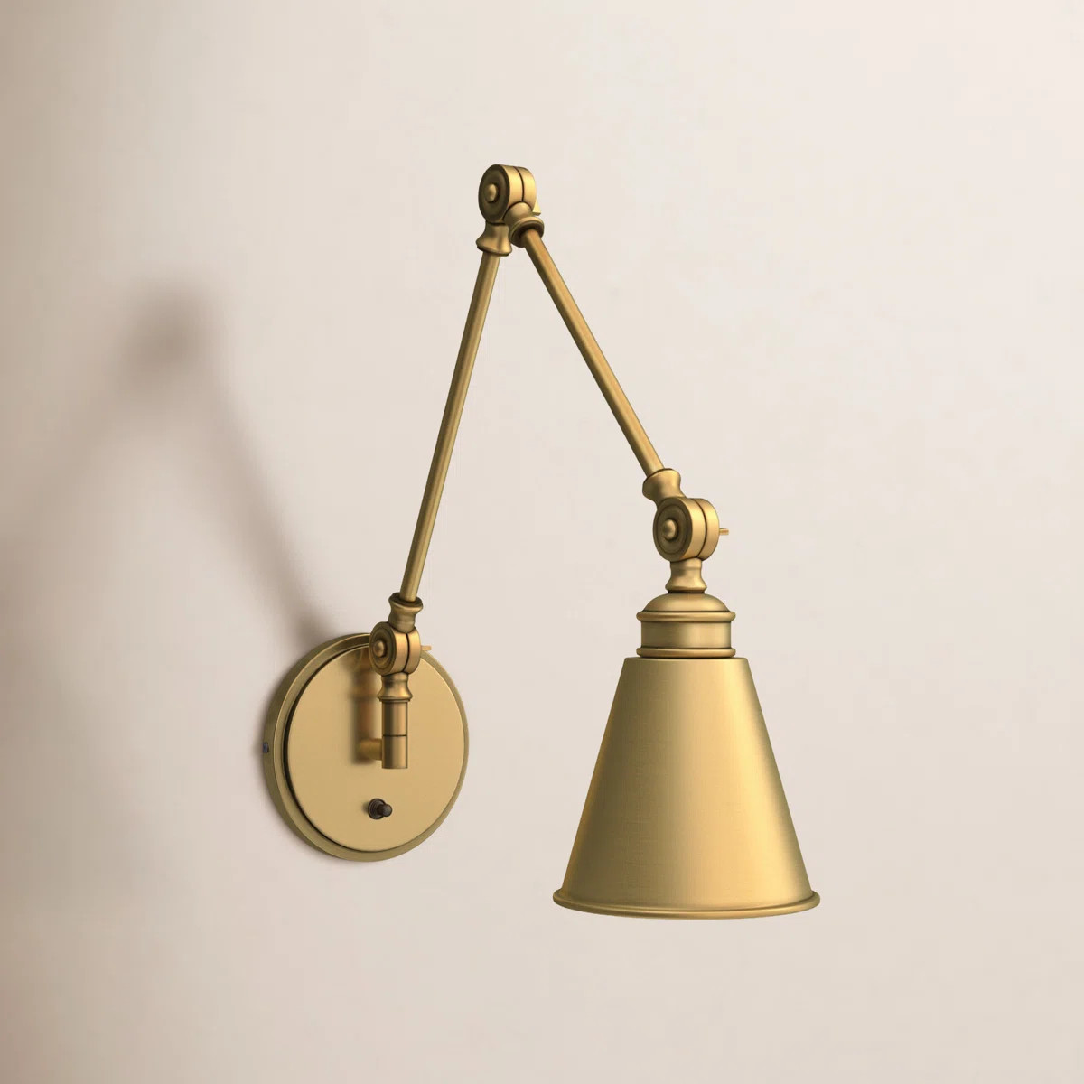 Beckham 1-Light Plug-In Swing Arm Sconce | Wayfair North America