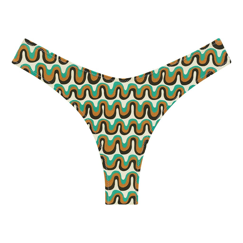 Groovy Added Coverage Lulu (Zig-Zag Stitch) Bikini Bottom | Montce