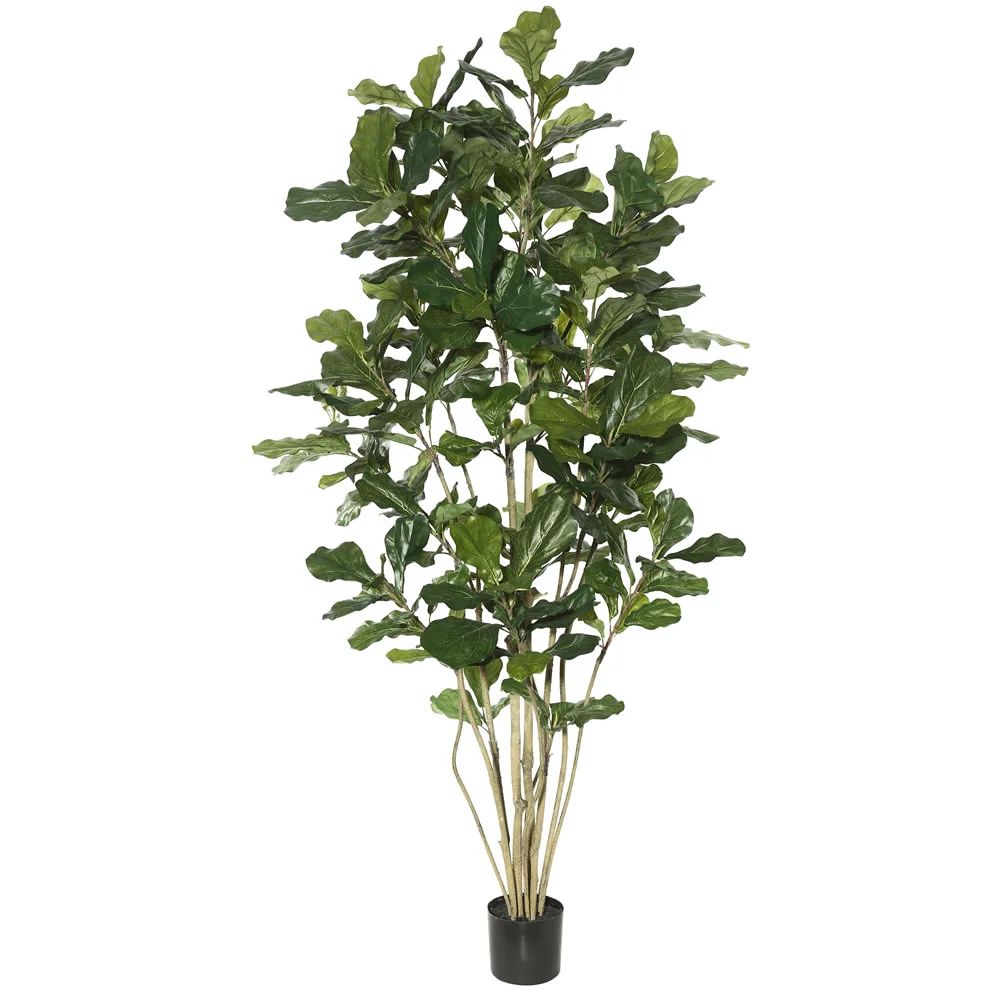 84" Artificial Fiddle Leaf Fig Tree in Pot Liner | Wayfair Professional
