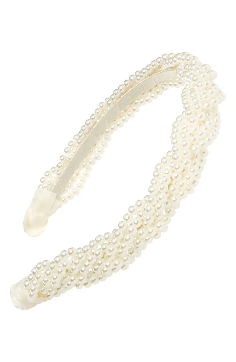 Petit Moments Juliana Imitation Pearl Headband | Nordstrom | Nordstrom